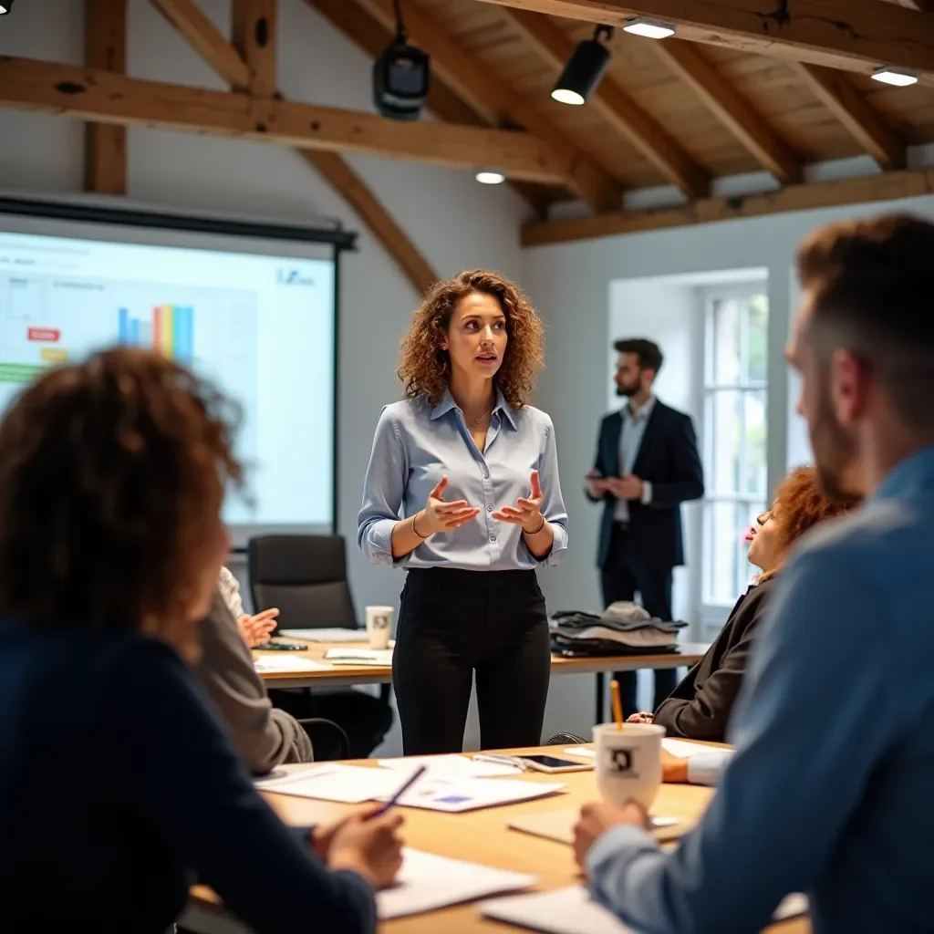 Creative team at work